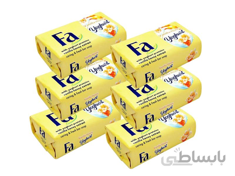 صابون فا 175 گرمی مدل Vanilla Honey بسته 6 عددی