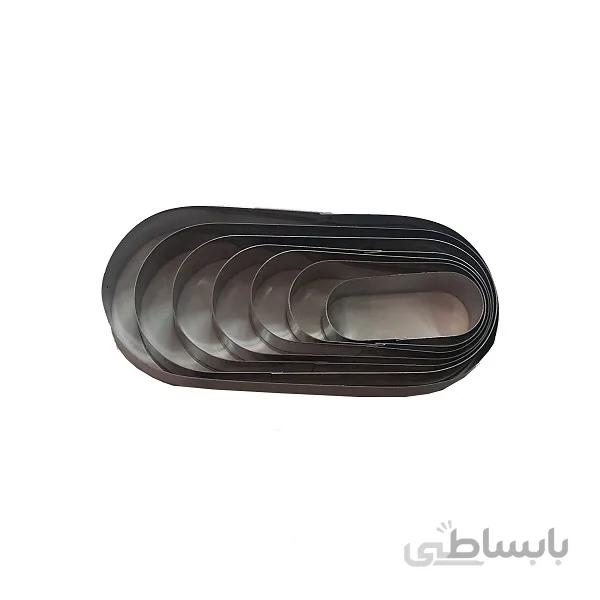 کاتر شیرینی پزی بهگز مدل شیرینی مربایی زبان مجموعه 7عددی