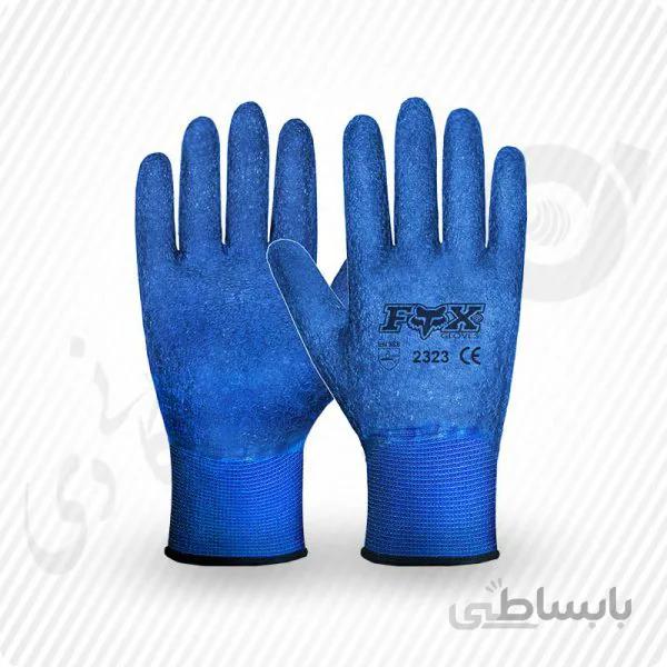 دستکش ضد برش تمام مواد لتکس FOX (کد: 2323)