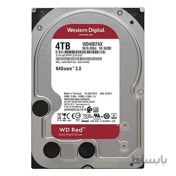هارد دیسک اینترنال وسترن دیجیتال سری قرمز ظرفیت 4 ترابایت ا Western Digital Red Internal Hard Drive 4TB