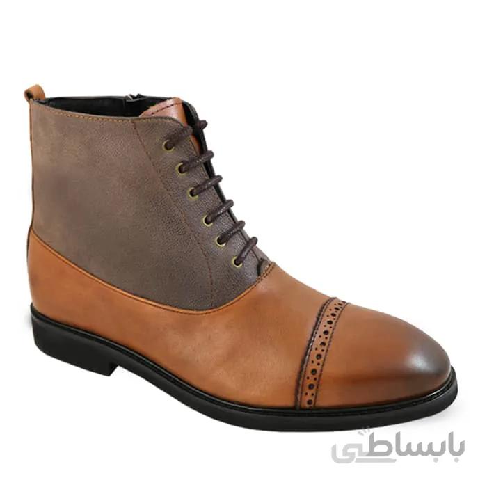 پوتین مردانه چرم کلاسیک دیپلمات کد DP02