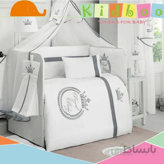 پشه بند و آپارات تخت نوزاد و نوجوان مدل Royal white