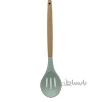 کفگیر پخت و پز سيليكوني دسته چوبی شنگیا مدل 4429