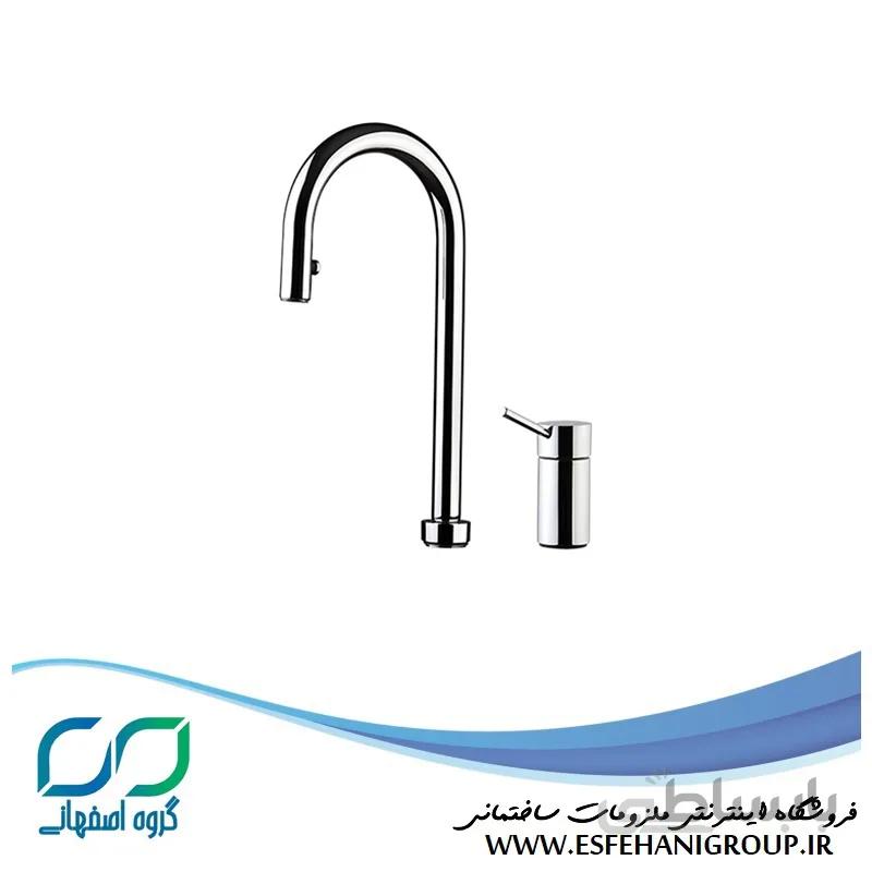 شیر آشپزخانه شلنگدار اینوکس کروم کی دبلیو سی ا Inox Shower Kitchen