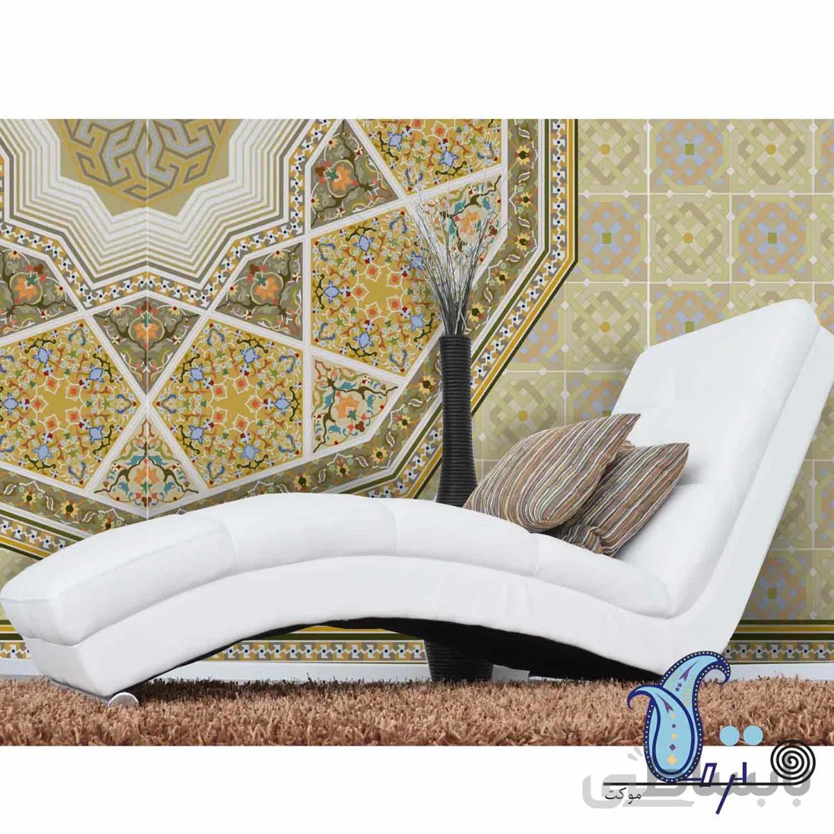 کاغذ دیواری نمدی طرح خاتم