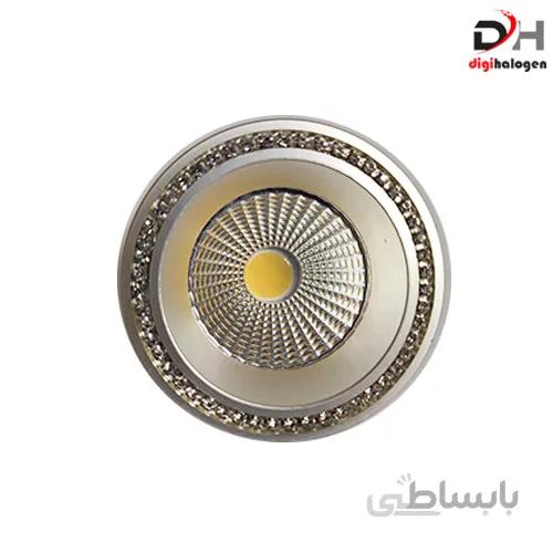 هالوژن پارکتی نگین دار اس اچ لایتینگ مدل nsd202 نقره ای (SH.LIGHTING)