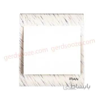کلید و پریز ایران الکتریک مدل کوبیسم سفید ا iran electric kobism model