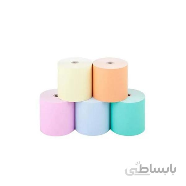 رول حرارتی رنگی ۸ سانتی ۵۵ متری