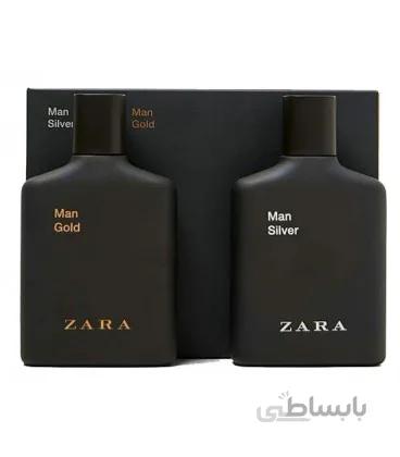ست عطر و ادکلن مردانه زارا من گلد و من سیلور Zara Man Gold & Man Silver For Men
