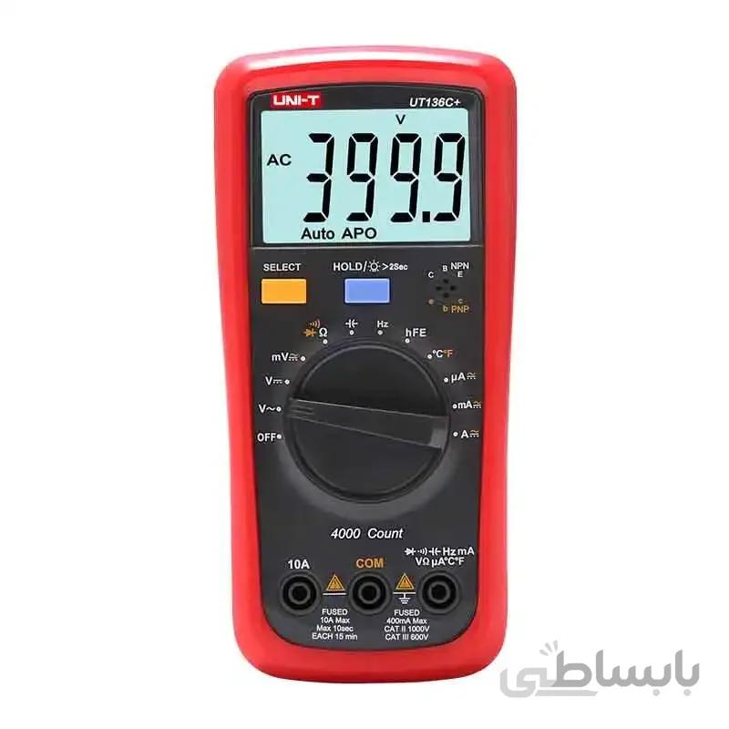 مولتی متر یونیتی + UNI-T 136C