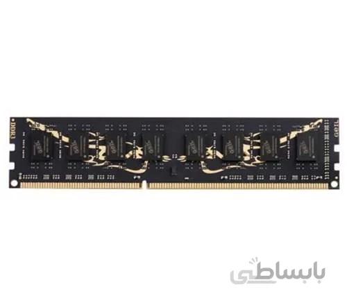 رم کامپیوتر Geil Dragon 4GB DDR3 1600MHz GD34GB1600C11SC ا Geil Dragon 4GB DDR3 1600MHz GD34GB1600C11SC