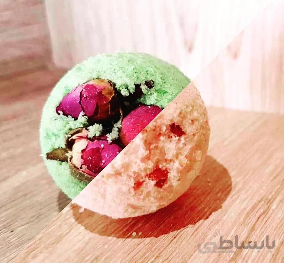 کوکتل پدیکور و حمام رز نعنا قلبی