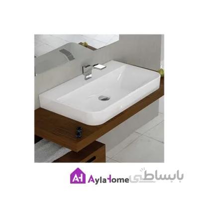 روشویی روکابینتی گلسار مدل یونیک 70 درجه یک