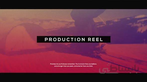 پروژه آماده افترافکت : تیزر تبلیغاتی با افکت پارازیت Production Reel L Glitch Promo 19260213