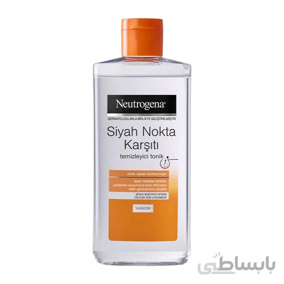 تونرضدجوش نوتروژینا Neutrogena حجم ۲۰۰میل.Neutrogena visibly clear siyah Nokta Temizleyici Tonik 200ml