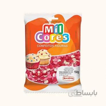 ترافل رنگی ماوالریو میل کورس تزیینی مدل قلبی بدون گلوتن