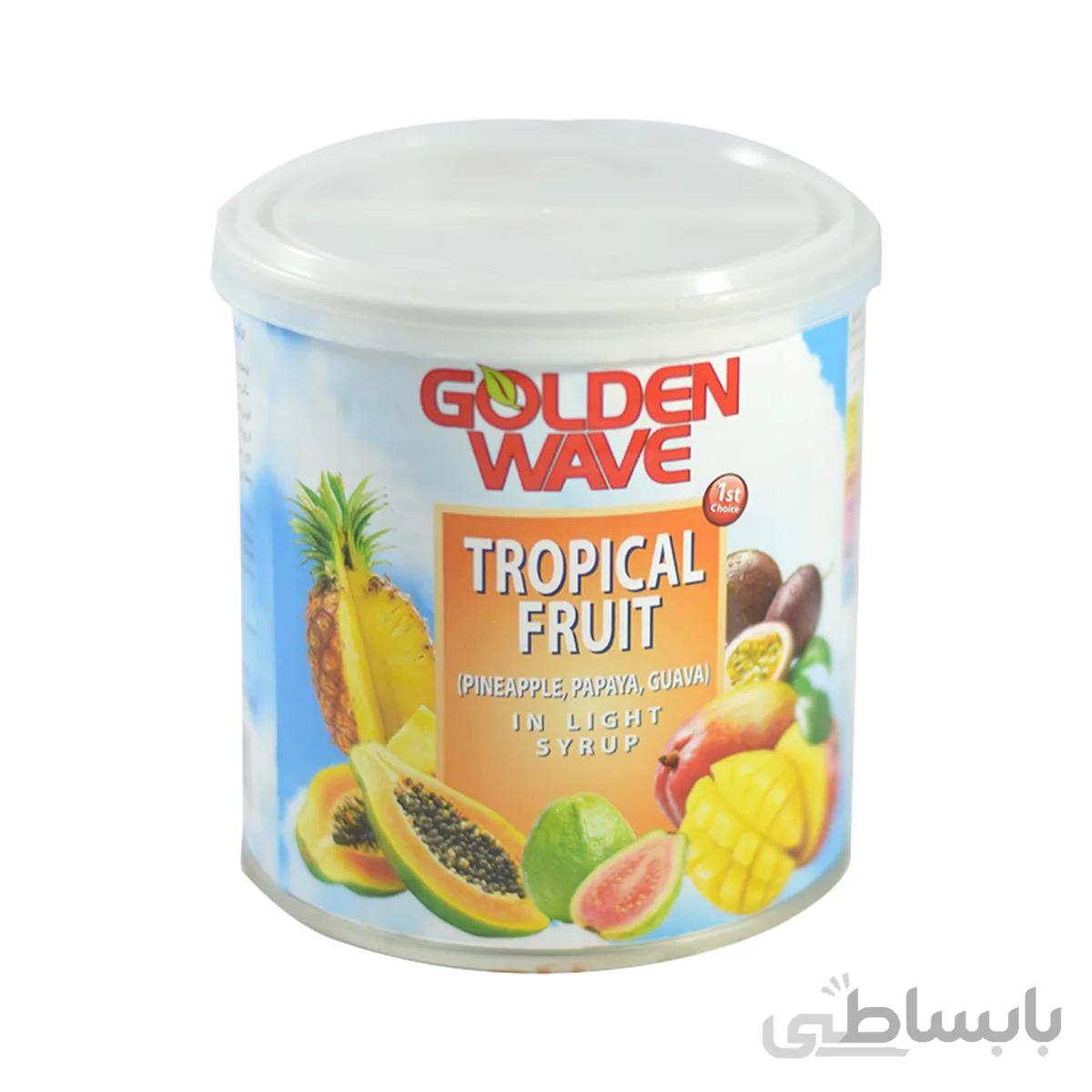 کمپوت میوه های گرمسیری گلدن ویو – GOLDEN WAVE