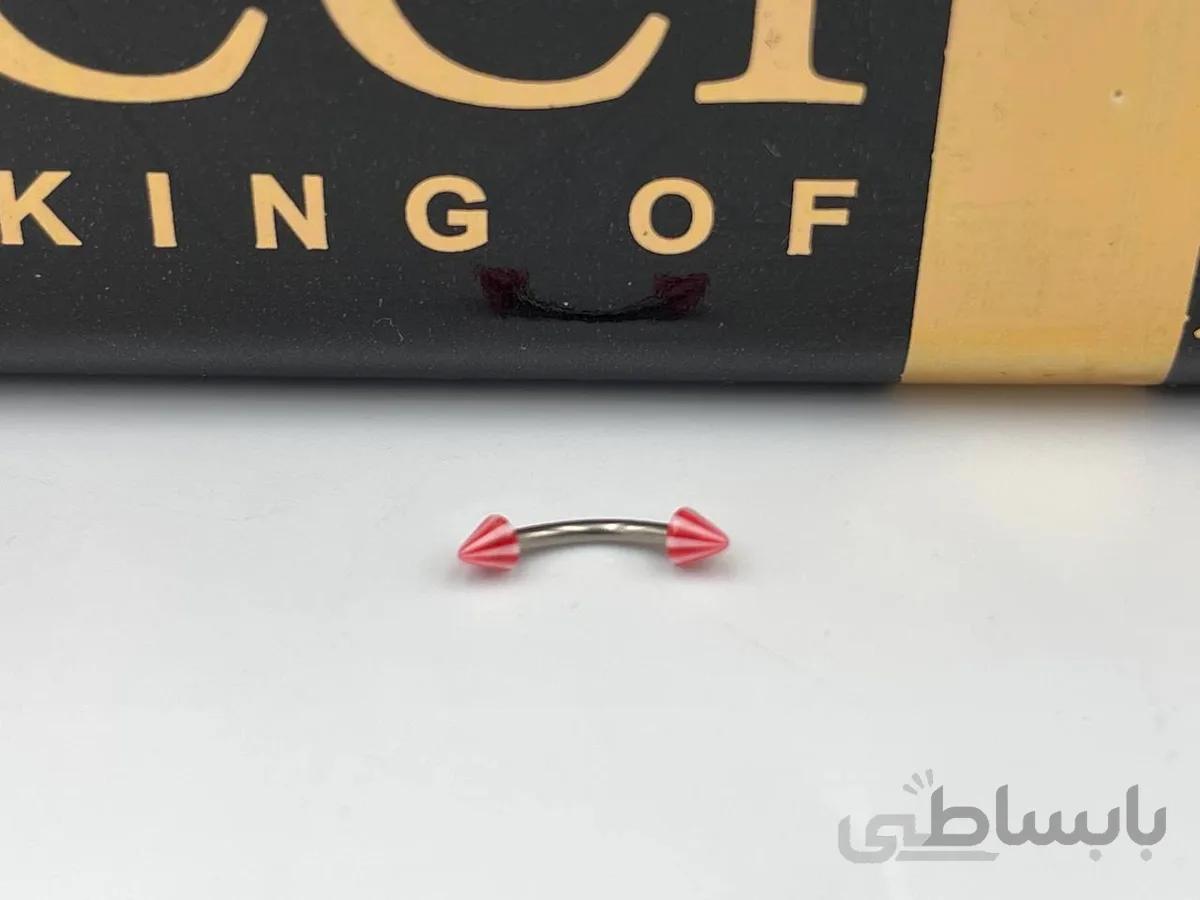 پیرسینگ ابرو و نواحی دیگر طرح فلش رنگی