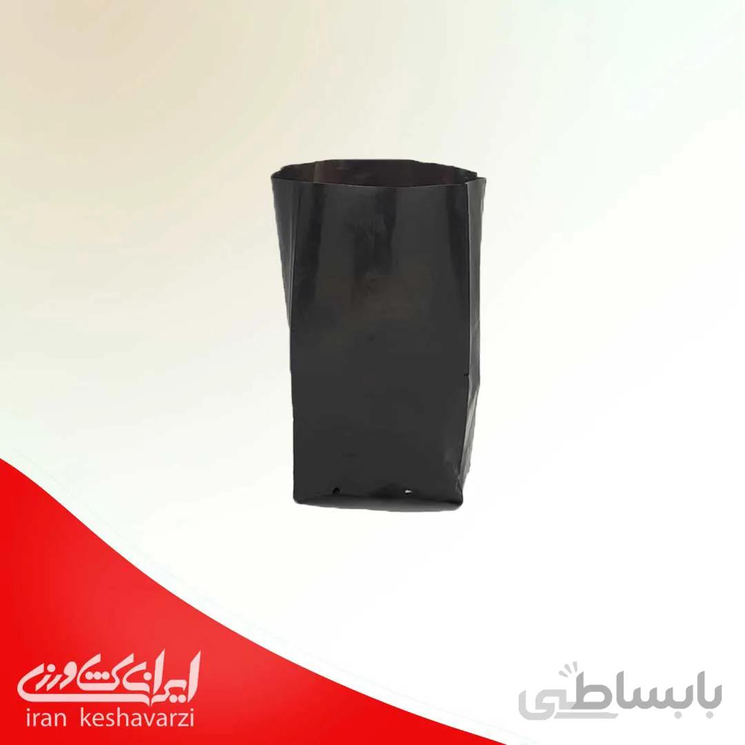 کیسه نهال نایلونی مشکی سایز متوسط 25 در 35 یک عددی