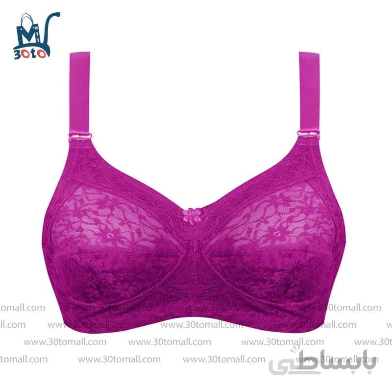 سوتین زنانه پانیذ p 66351 صورتی تیره