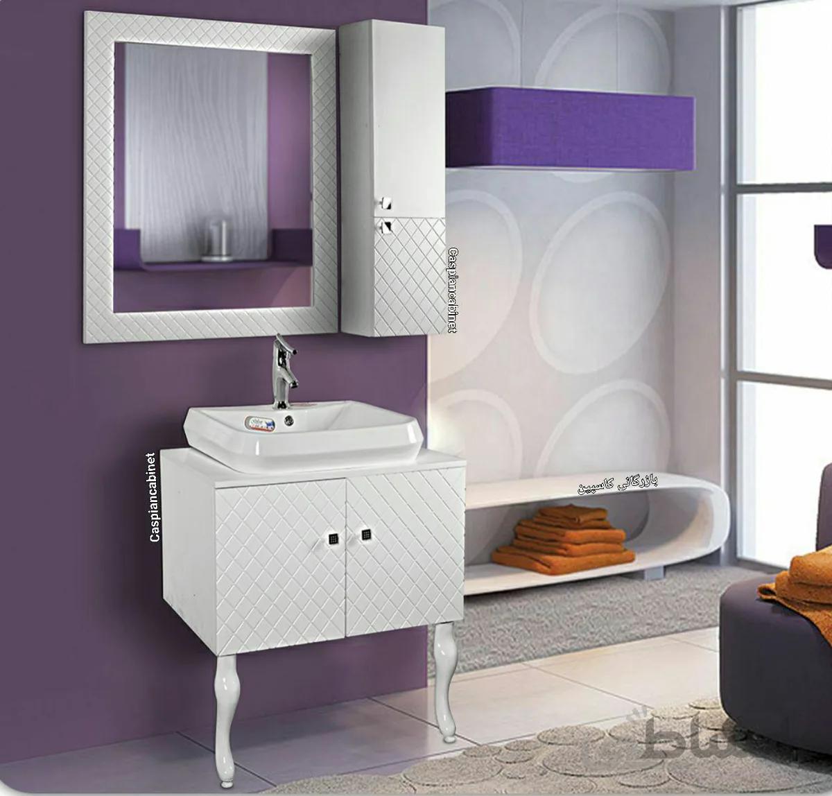 روشویی کابینت دار دایموند 75 سانت ا روشویی کابینت دار دایموند 75 سانت