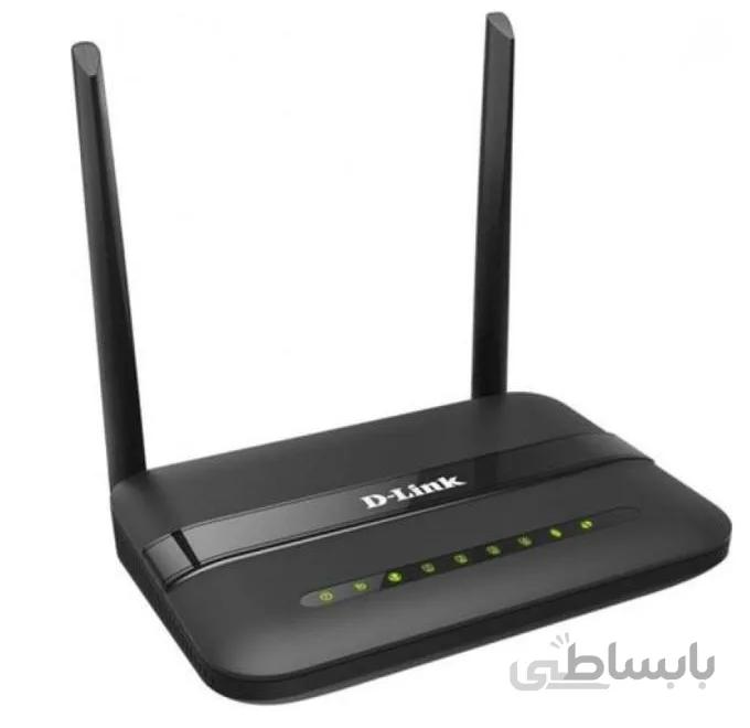 مودم روتر N300 بی سیم +ADSL2 دی لینک مدل DSL-124 ا D-LINK DSL-124 N300 Wireless ADSL2+ Modem Router