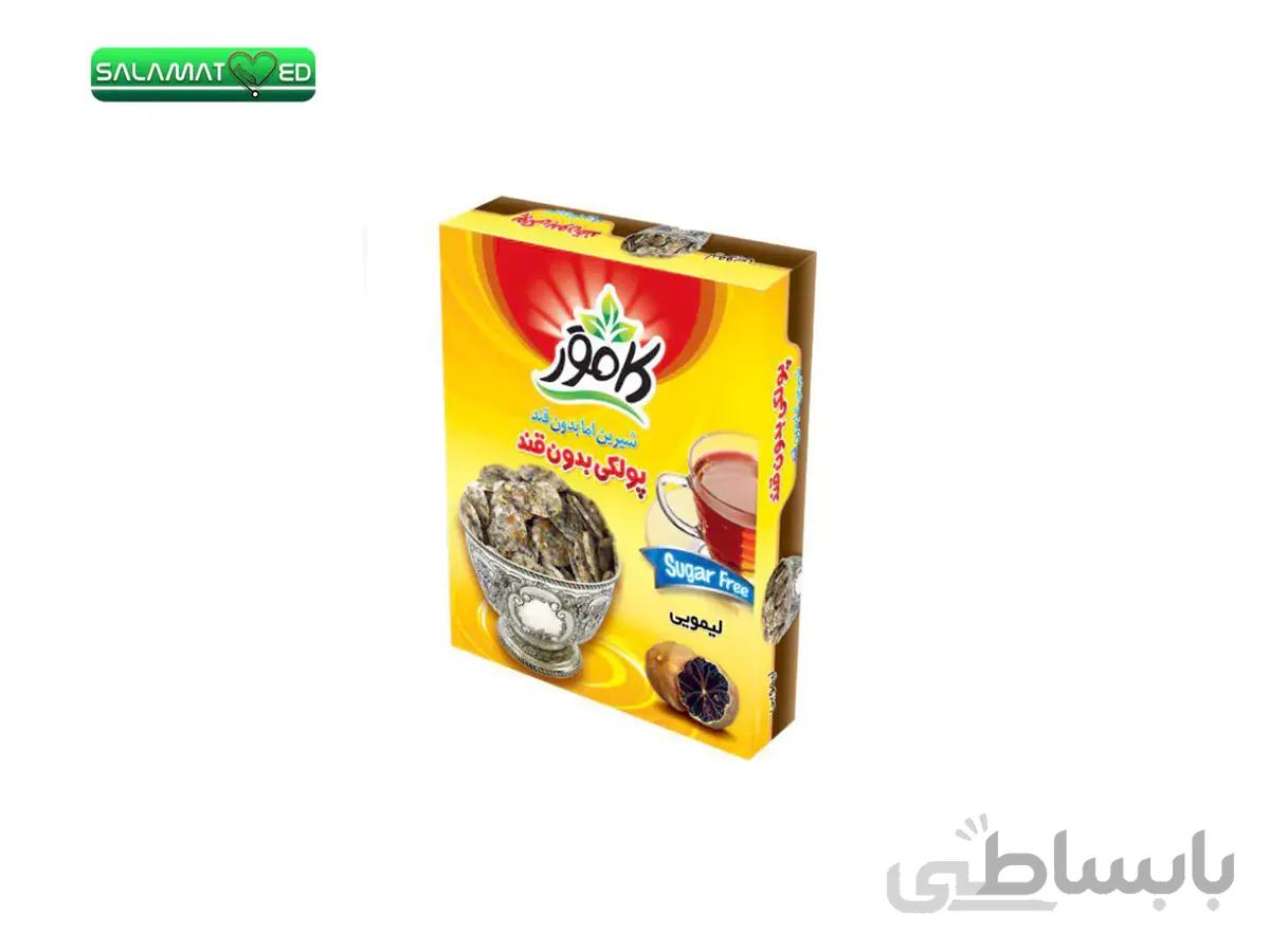 پولکی لیمویی بدون قند