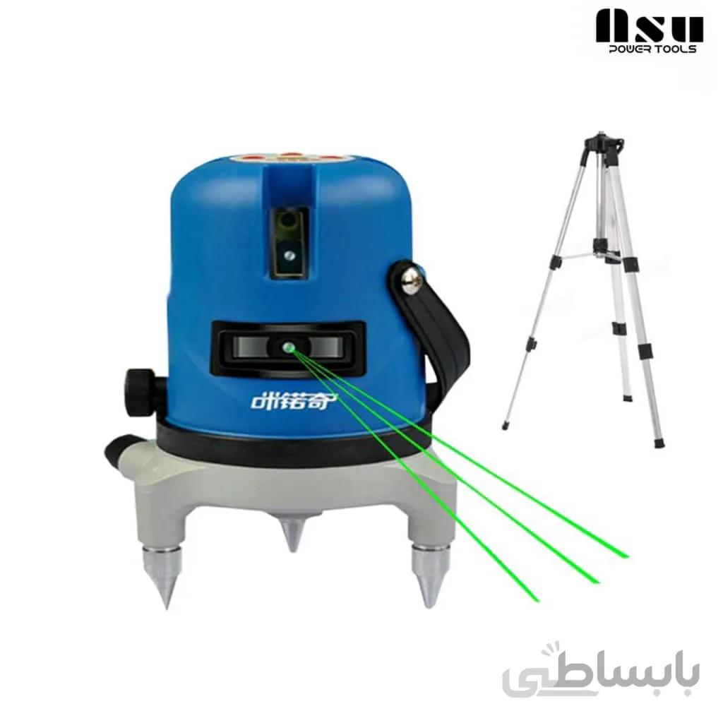تراز لیزری پی ام دو خط مدل LG2 همراه با سه ‌پایه