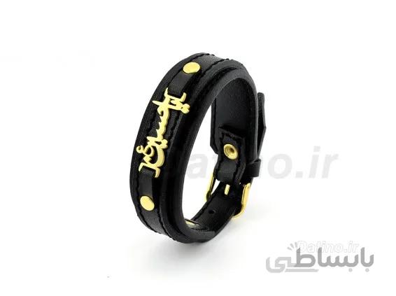 دستبند مردانه چرمی یا حسین-Zarrin.B.4