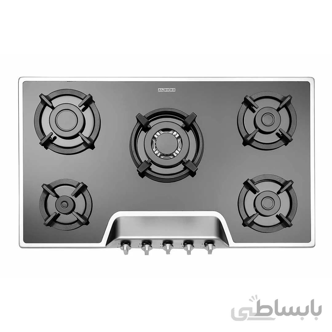 اجاق گاز شیشه ای استیل G5951 S استیل البرز ا G5951 S