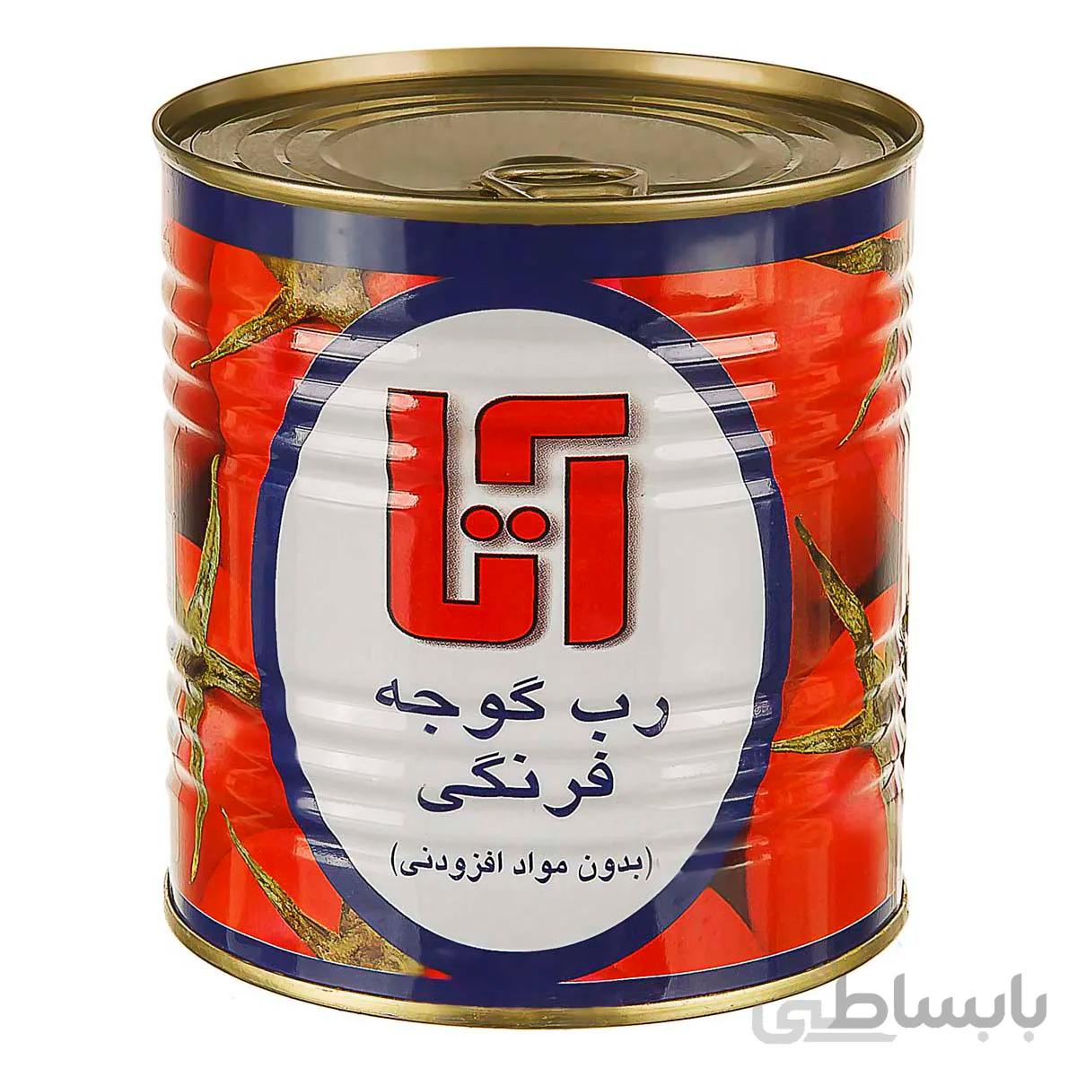 رب گوجه فرنگی آتا ۸۰۰ گرم آسان بازشو- باکس ۱۲ عددی