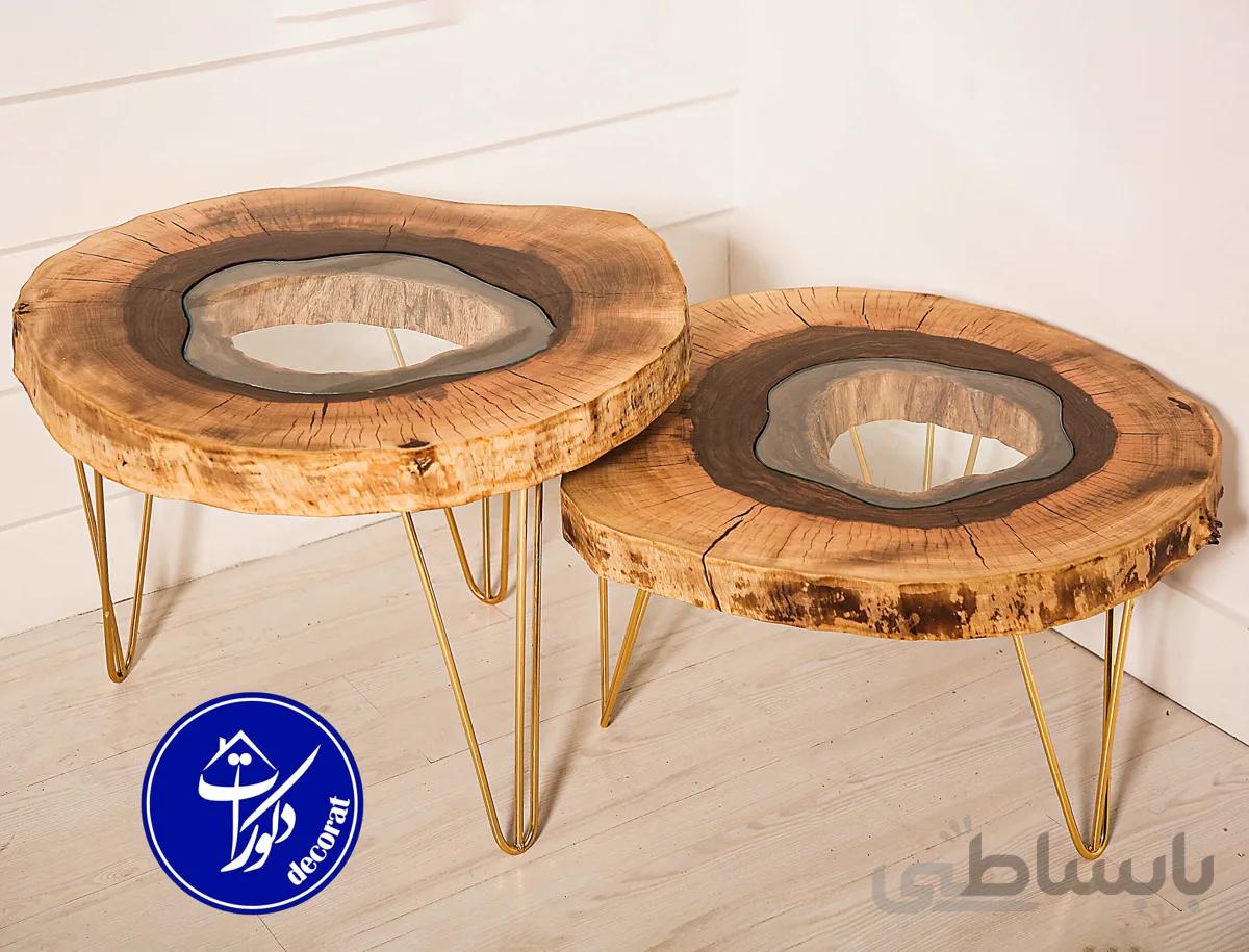 میز جلو مبلی ( چوب گردو سیاه )