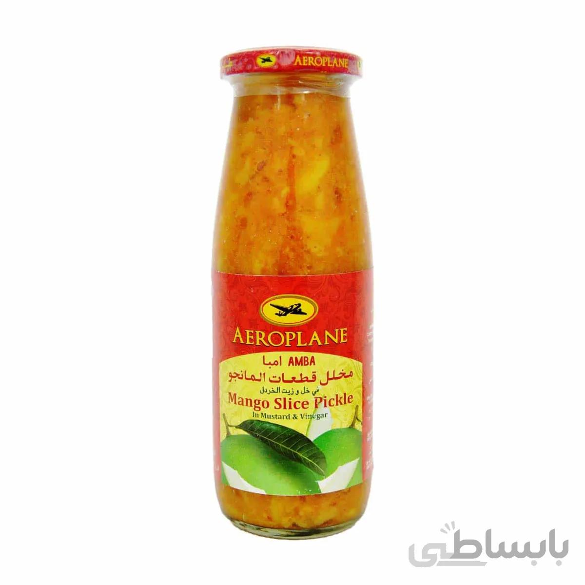 ترشی انبه هواپیما ۴۵۰ گرم Aeroplane ا AEROPLANE Mango Slice Pickle 450 gr