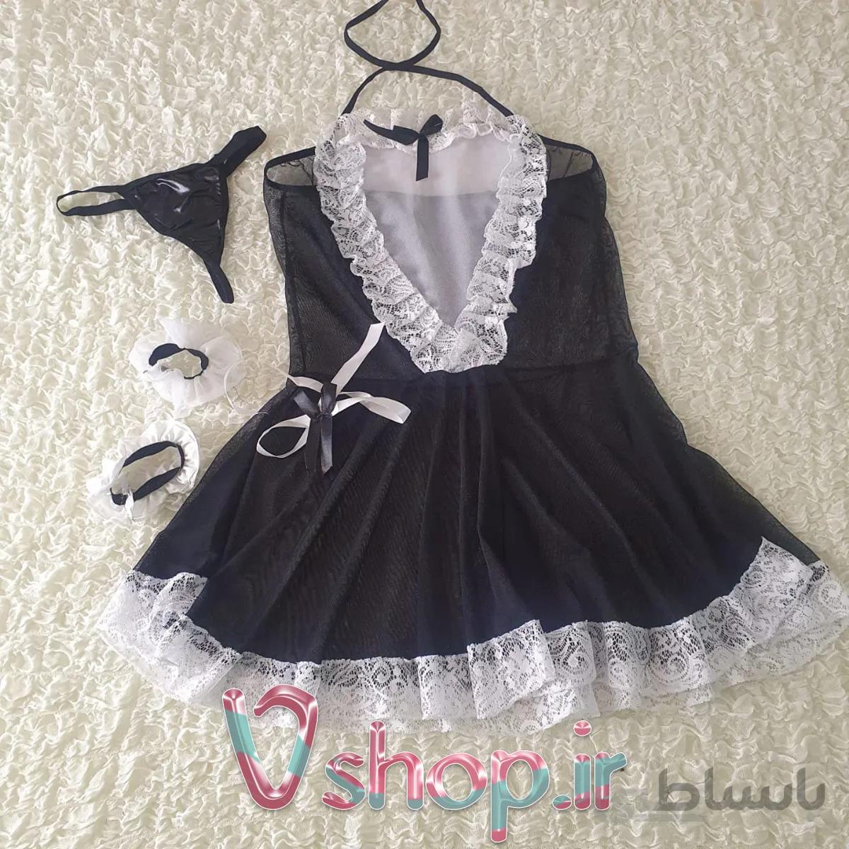 کاستوم فانتری پیشخدمت زنانه