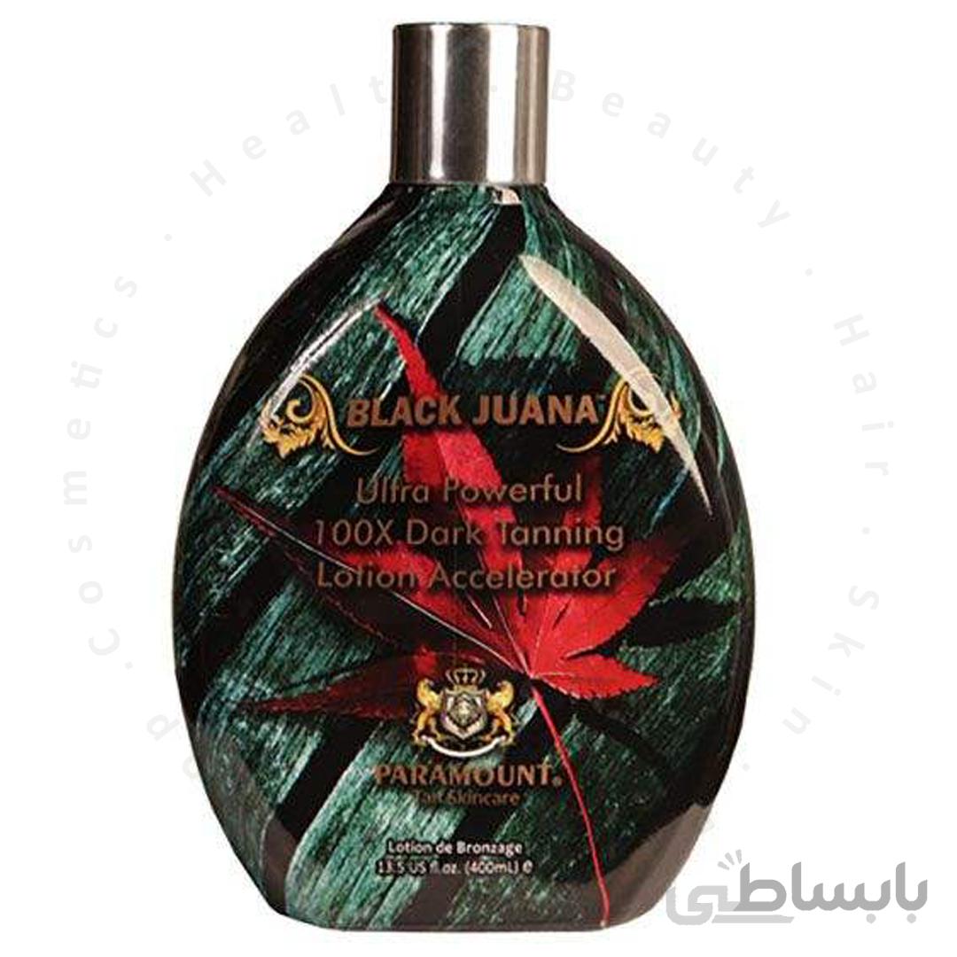 لوسیون سولاریوم بدن پارامونت مدلblack JUANA حجم 400 میلی لیتر