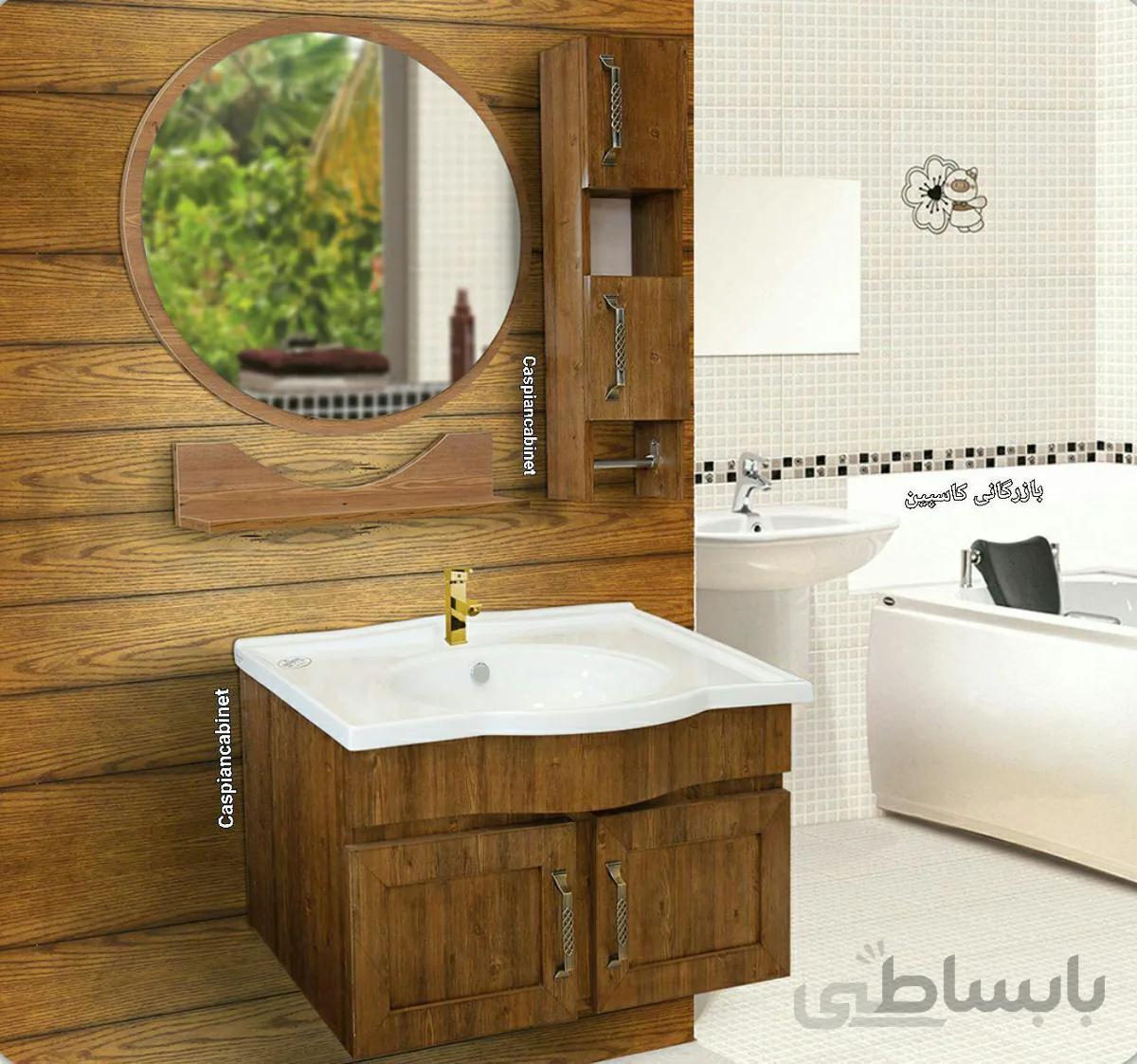 روشویی کابینت دار النا چوب80 سانت ا روشویی کابینت دار النا چوب80 سانت