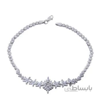 دستبند نقره زنانه کد DP_370