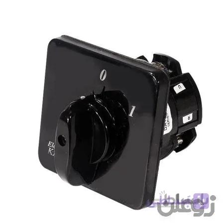 کلید گردان تکفاز یکطرفه 25A الکترو کهربا