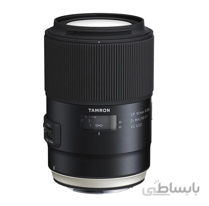 لنز تامرون مدل SP90mmF/2.8Di VC Macro 1:1 مناسب برای دوربین‌های نیکون ا Tamron SP90mmF/2.8Di VC Macro 1:1 For Nikon Cameras Lens