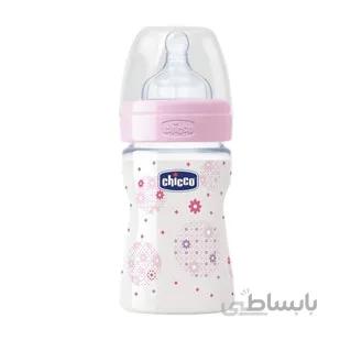 شیشه شیر ویلبینگ well-being دخترانه 150 میلی لیتر چیکو