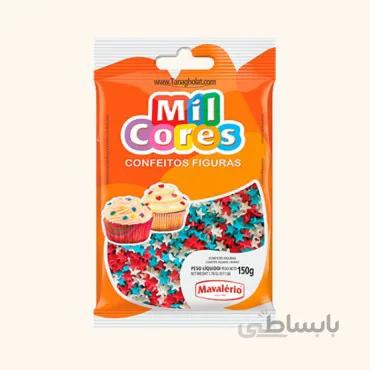 ترافل رنگی ماوالریو میل کورس تزیینی مدل ستاره بدون گلوتن