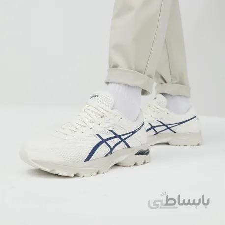 کفش اورجینال آسیکس زل فلوکس فور ASICS GEL FLUX 4 "OFF WHITE/NAVY" ORIGINAL