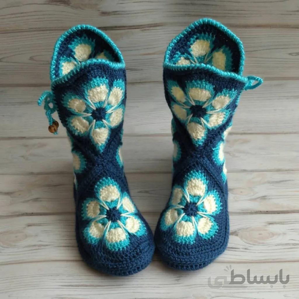 نیم بوت بافتنی زنانهSidra مدل j-iiJ