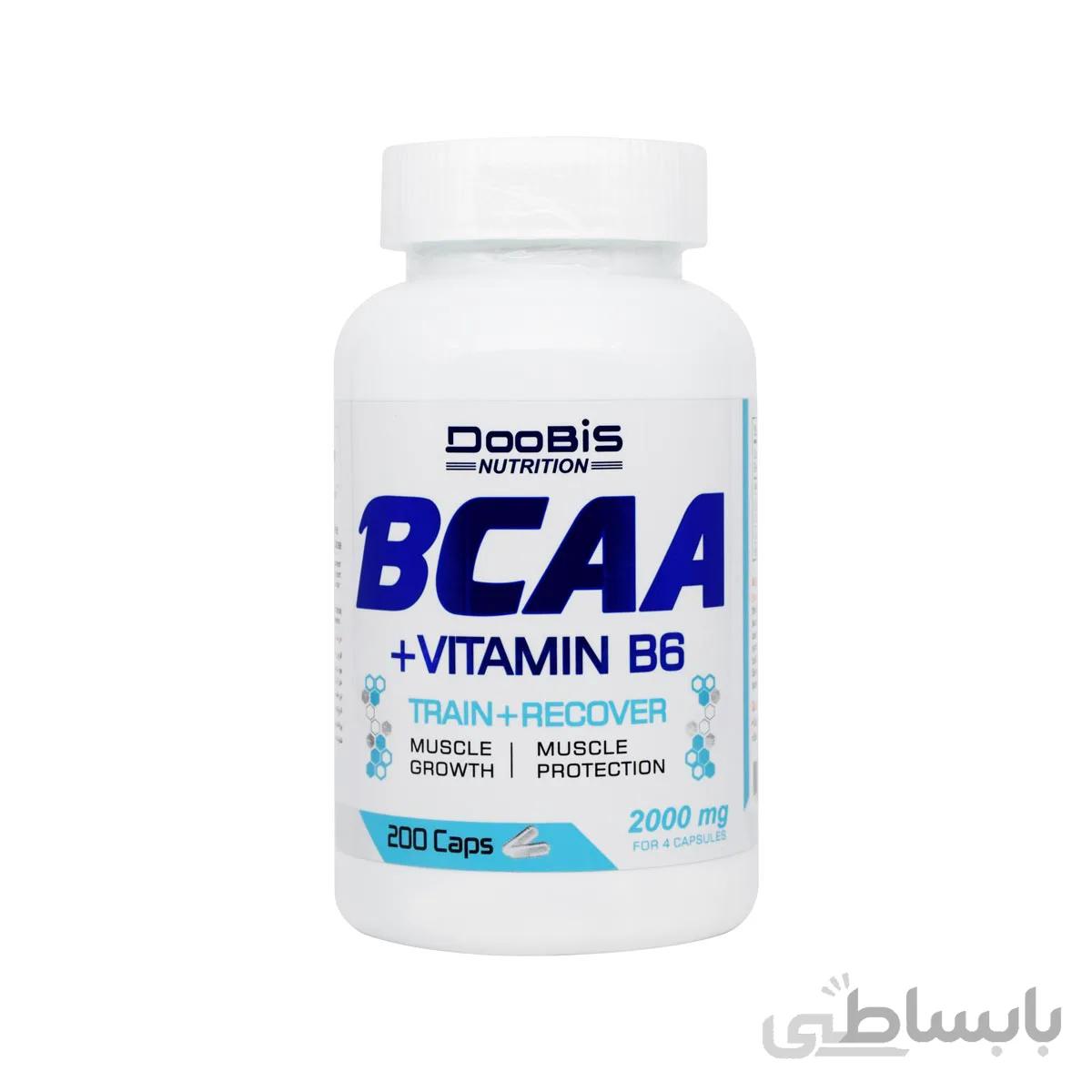 کپسول بی سی ای ای و ویتامین B6 دوبیس | 200 عدد | افزایش توان و ریکاوری عضلات