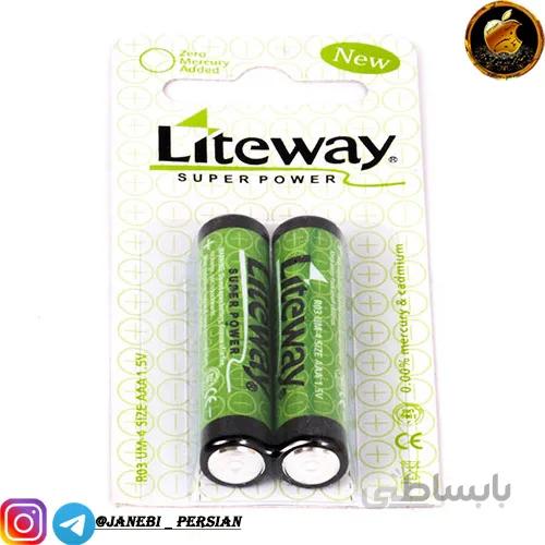 باتری نیم قلم LITEWAY AAA