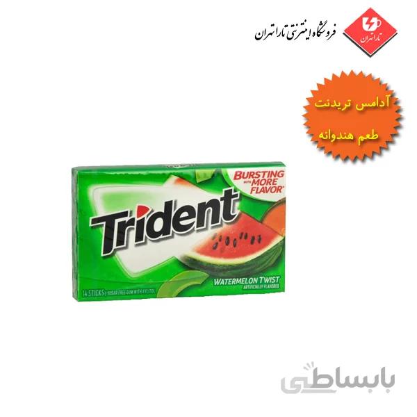 آدامس تریدنت طعم هندوانه بسته 14 عددی
