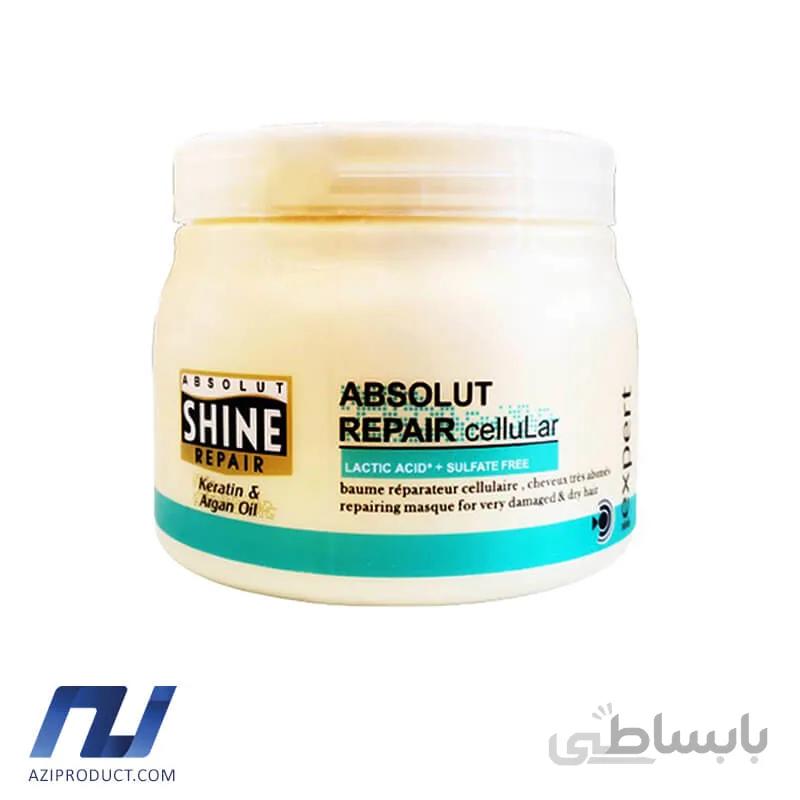 ماسک موی ابسولوت شاین مدل Absolut Repair حجم 550 میل