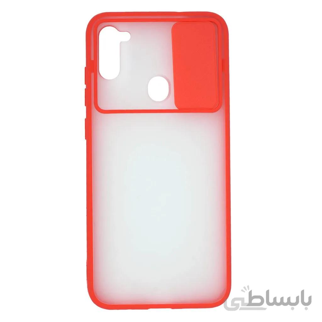 قاب گوشی سامسونگ Galaxy A11 / M11 پشت مات کشویی محافظ لنز مدل K-MLNZ