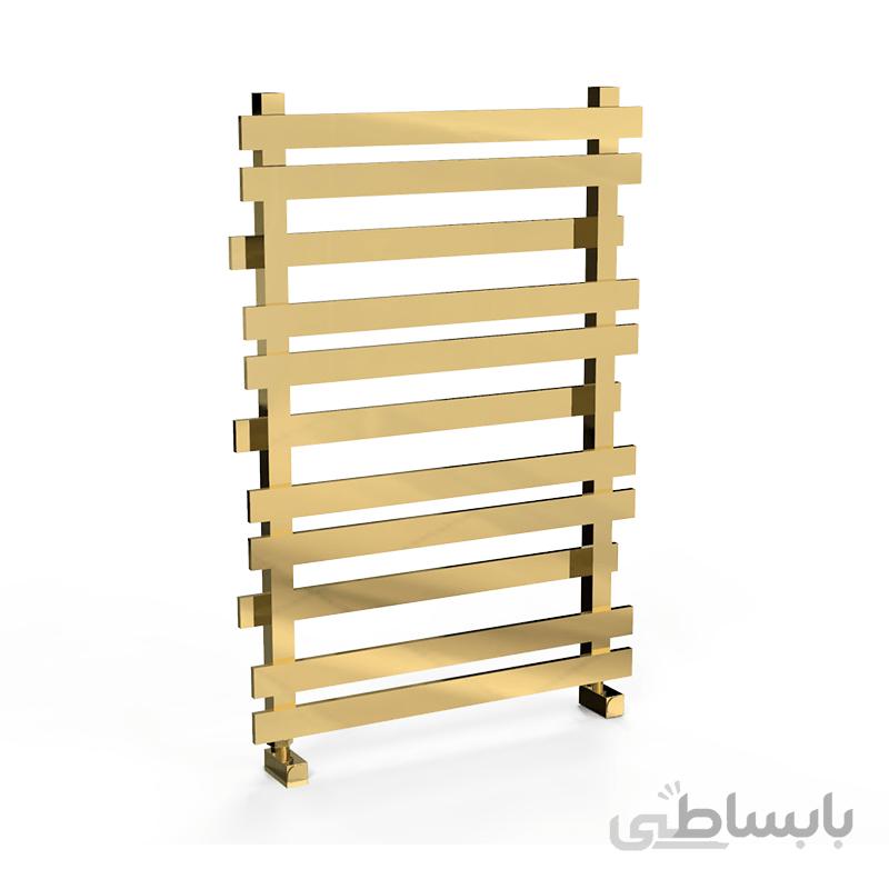 حوله خشک کن استیل زرین طلایی