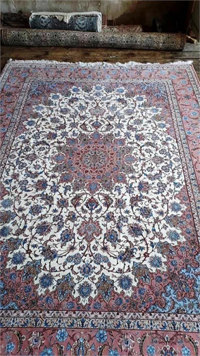 فرش و قالی دستبافت ابریشمی اصفهان ا Rugs and carpets handmade projects chiffon Isfahan